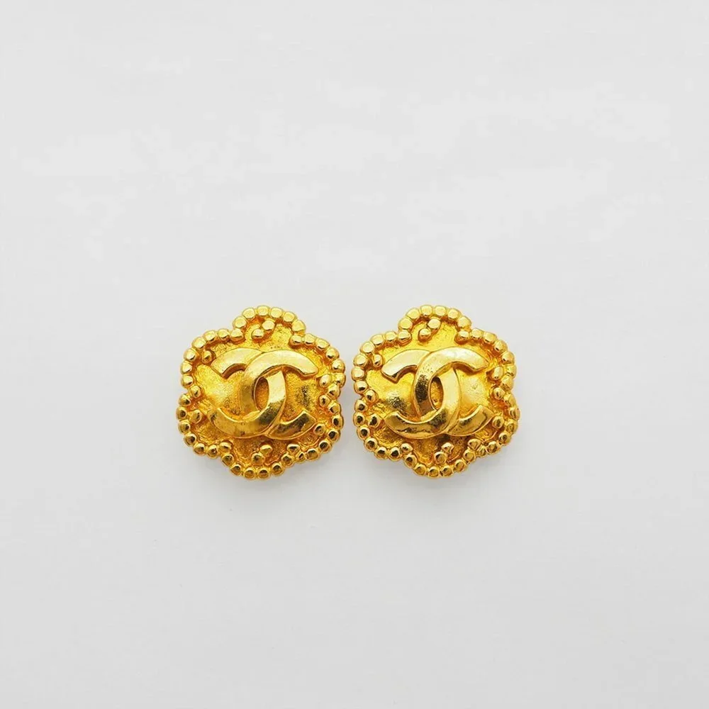 CHANEL Gold Earrings